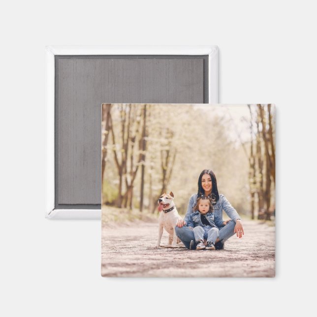 Íman Ímã de Geladeira com Foto Personalizada (Front/Back)