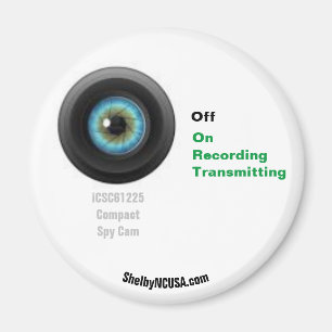 Íman Imã de geladeira compacta Spy Cam