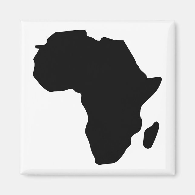 Íman Imã de geladeira da África (Frente)