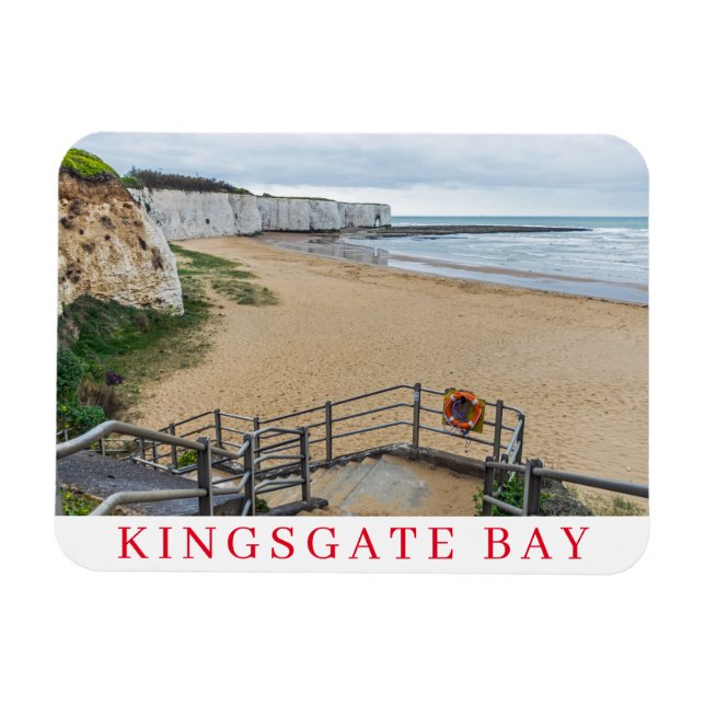 Íman Imã de geladeira da Baía de Kingsgate de BroadSgat (Horizontal)