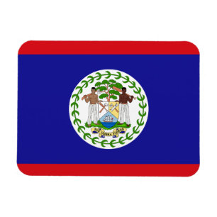 Íman Ímã de Geladeira da Bandeira Patriótica de Belize