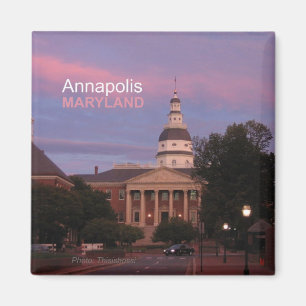 Íman Imã de geladeira da casa do estado de Annapolis