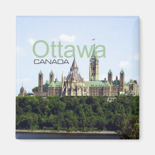 Íman Imã de geladeira da lembrança do viagem de Ottaw
