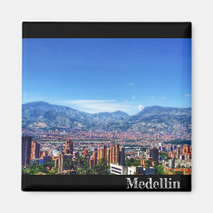 Íman Imã de geladeira da opinião da cidade de Medelli