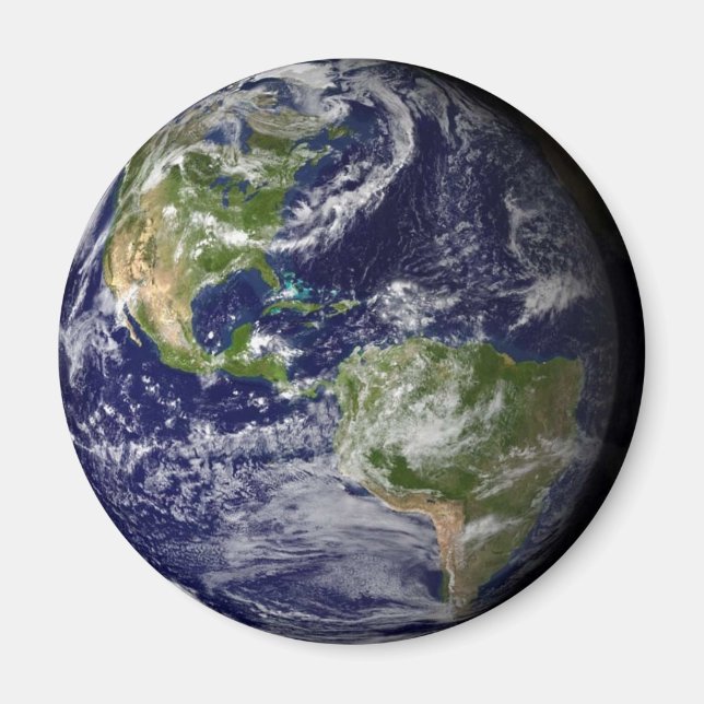 Íman Imã de geladeira da Terra (Frente)