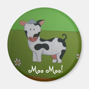 Íman Imã de geladeira da vaca