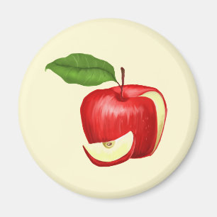 Íman Imã de geladeira de Apple personalizada e