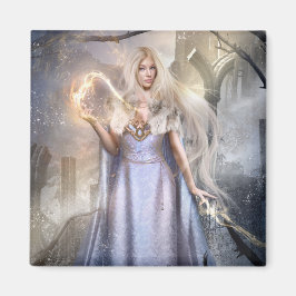 Íman Imã de geladeira de Arte Epic Fantasy Goldenmark