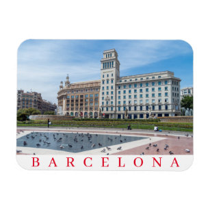 Íman Imã de geladeira de Barcelona Plaça de Catalunha