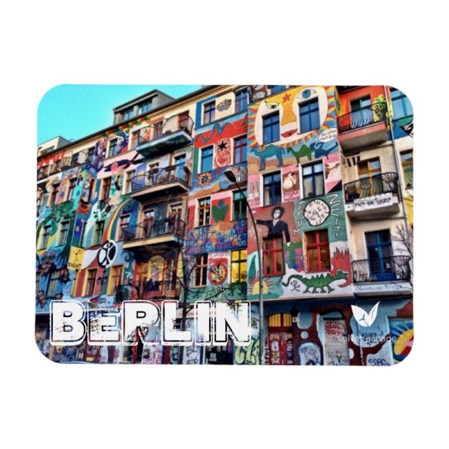 Íman Imã de geladeira de Berlim, o souvenir perfeito! (Horizontal)