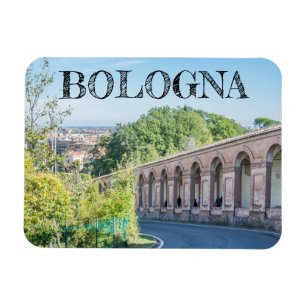 Íman imã de geladeira de Bologna Portico di San Luca