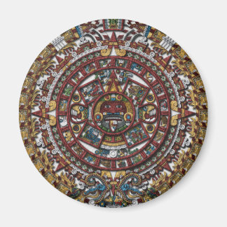Íman Imã de geladeira de Calendário do Aztec
