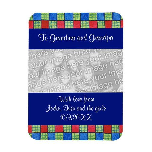 Íman Imã de geladeira de Carregamento de Fotografias da (Vertical)