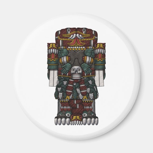 Íman Imã de geladeira de coatlica (Frente)