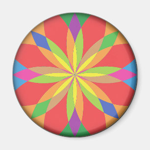 Íman Imã de geladeira de Cores Vibrantes Brilhantes de 