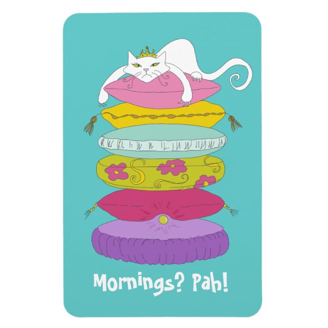 Íman Imã de geladeira de desenho animado com princesa r (Vertical)