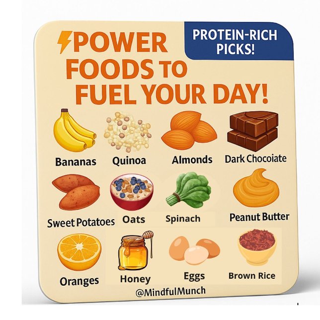 Íman Ímã de Geladeira de Energia Natural (Boost your energy with this daily nutrition guide magnet—perfect for tired moms, students & busy pro)