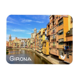 Íman Imã de geladeira de Girona por Velvet Escape