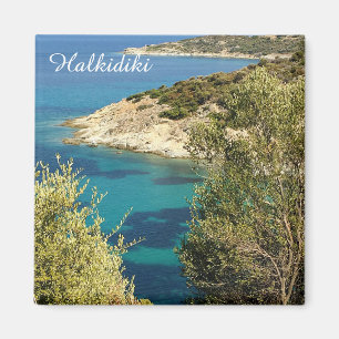 Íman Imã de geladeira de Halkidiki