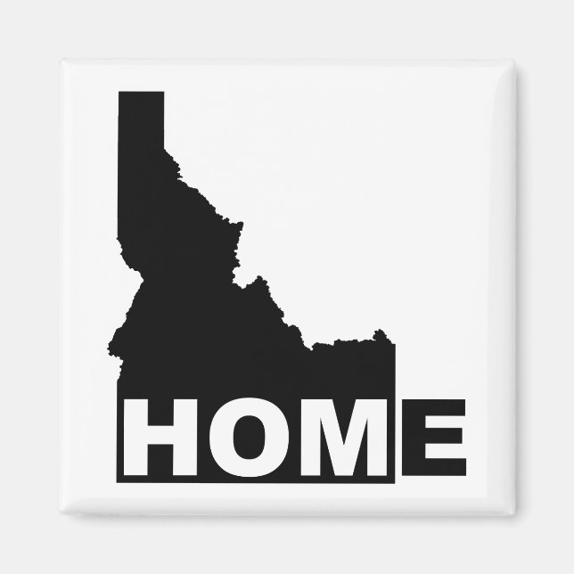 Íman Ímã de Geladeira de Idaho Longe de Casa (Frente)