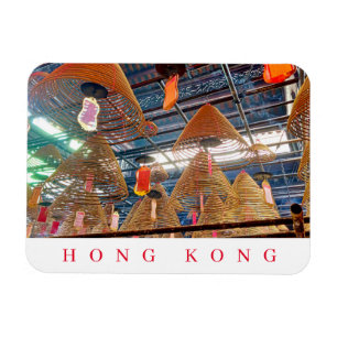 Íman Imã de geladeira de incenso do templo de Hong Kong