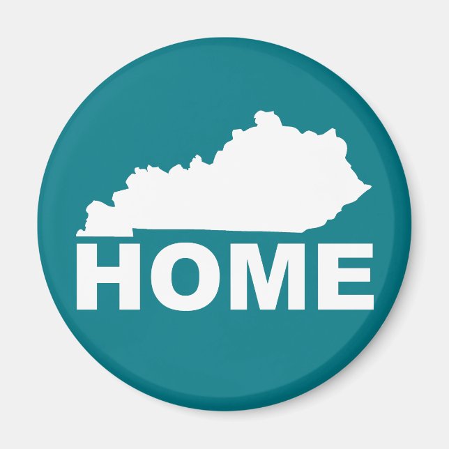 Íman Ímã de Geladeira de Kentucky Casa Longe do Estado (Frente)
