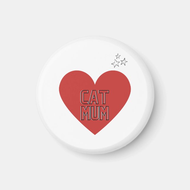 Íman Imã de geladeira de Mãe (Frente)