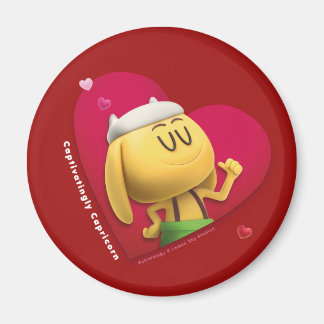 Íman Imã de geladeira de namorados para Capricórnio