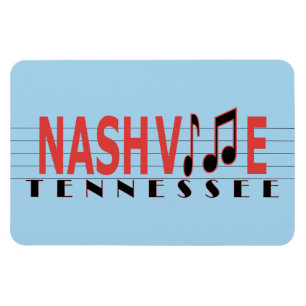 Íman Imã de geladeira de Nashville TN