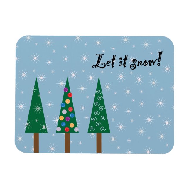Íman Imã de geladeira de Natal (Horizontal)