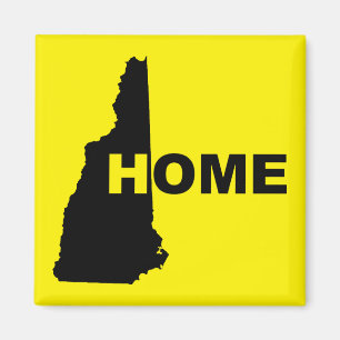 Íman Ímã de Geladeira de New Hampshire Casa Fora do Est