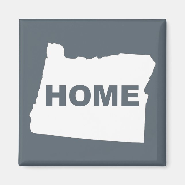 Íman Ímã de Geladeira de Oregon Longe de Casa (Frente)