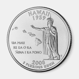 Íman Imã de geladeira de "quarto Havaí "