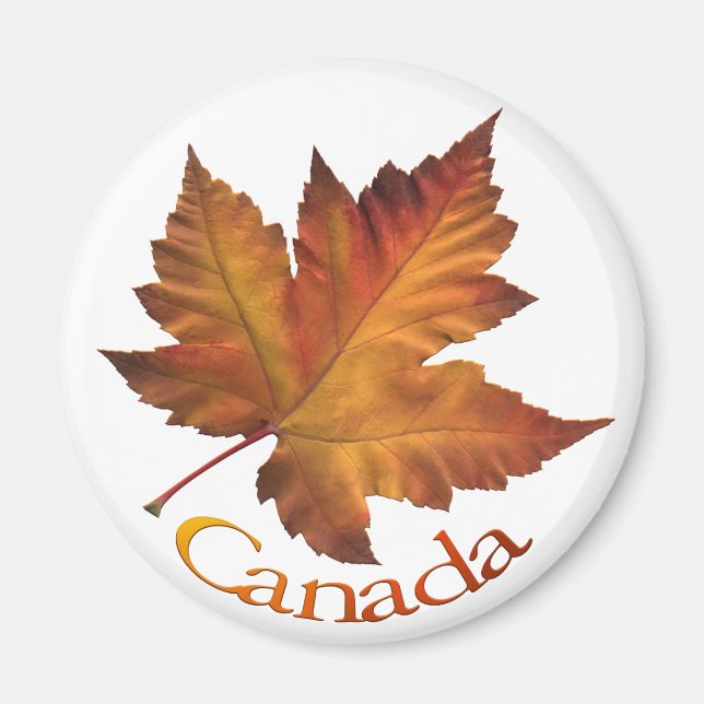 Íman Imã de geladeira de Souvenir do Canadá (Frente)