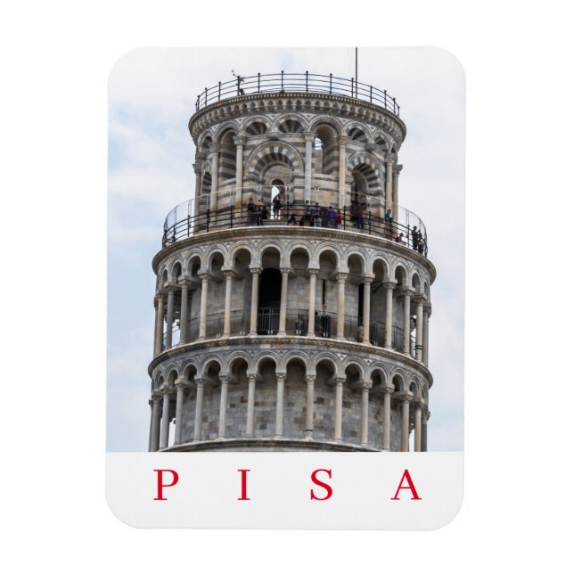 Íman Imã de geladeira de torre de manutenção Pisa (Vertical)