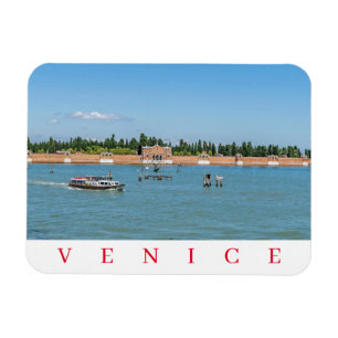 Íman imã de geladeira de Veneza San Michele