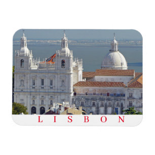 Íman Imã de geladeira de visão Basilica de Lisboa Estre