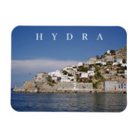 Imã de geladeira de visão da ilha de Hydra