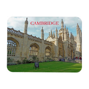 Íman imã de geladeira de visão do Cambridge King's Co