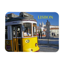 Íman Imã de geladeira de visão do elétrico de Lisboa