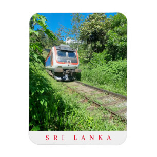 Íman Imã de geladeira de visão do trem no Sri Lanka