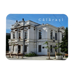 Íman Imã de geladeira de vista do Museu Municipal de Ca