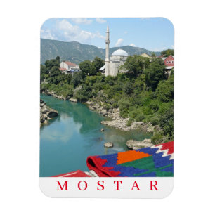 Íman imã de geladeira de visualização da mesquita do