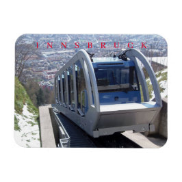 Íman Imã de geladeira de visualização funicular Innsbru