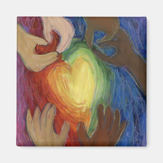 Íman Imã de geladeira Diversidade, Equidade e Inclusão  (Frente)