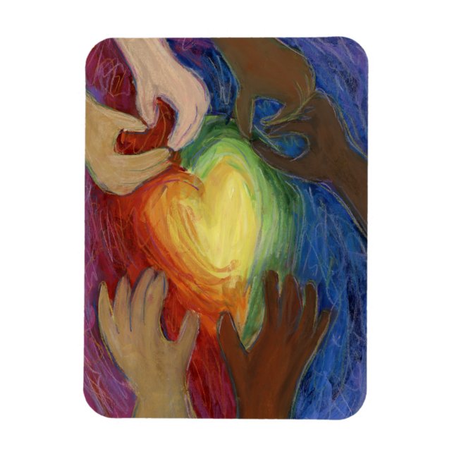 Íman Imã de geladeira Diversidade, Equidade e Inclusão  (Vertical)