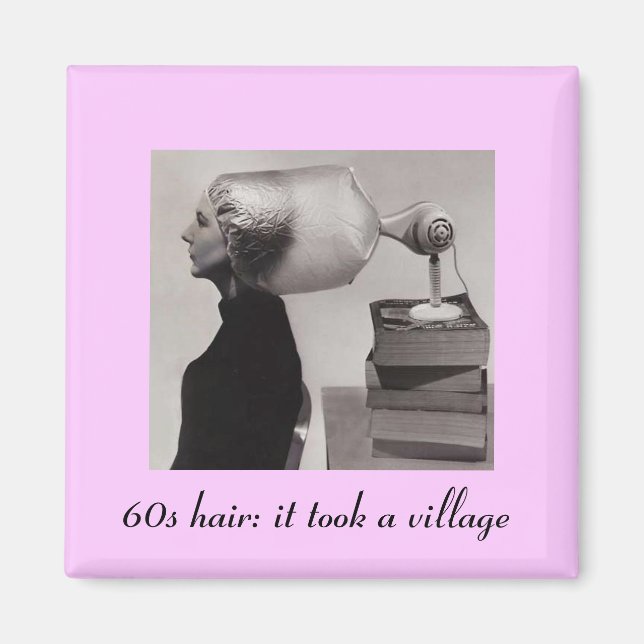 Íman Imã de geladeira do cabelo 60 (Frente)