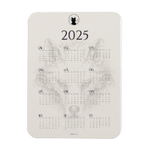 imã de geladeira do Calendário 2025