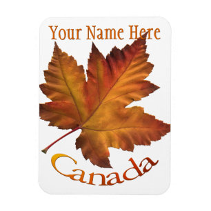 Íman Imã de geladeira do Canadá Autumn Canada Souveni