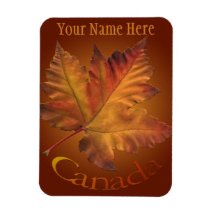 Íman Imã de geladeira do Canadá Autumn Canada Souveni